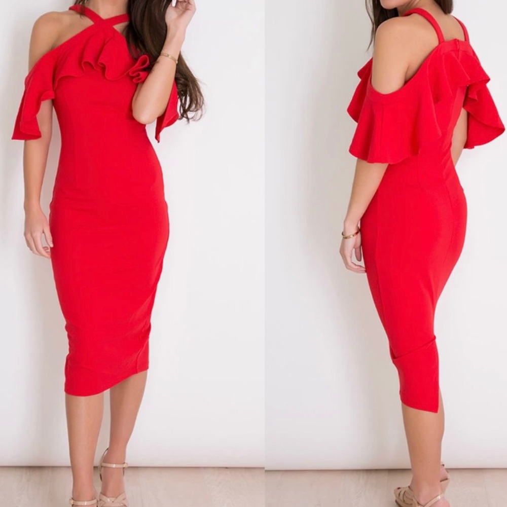 NIGHT OUT BEAUTIFUL BRAND NEW RED DRESS💕